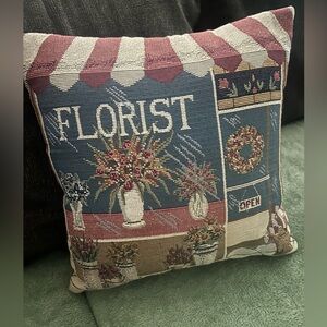 Vintage Needlepoint Pillow